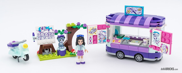 REVIEW LEGO Friends 2018 - LEGO 41332 Emma's Art Stand