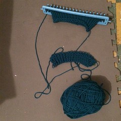 Loom-knit Scarf