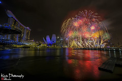 Marina Bay 2018 Countdown Fireworks