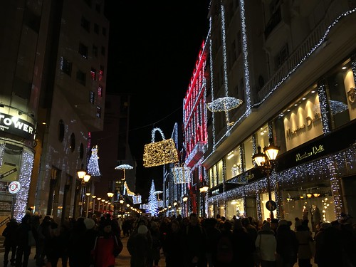 Christmas decoration in Budapest