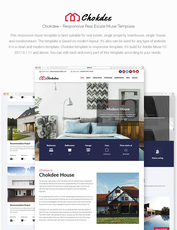 Chokdee - Responsive Real Estate Muse Template - 7