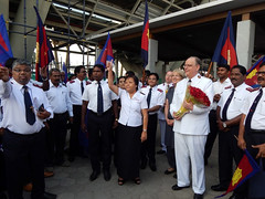 General André Cox and Commissioner Silvia Cox visit India Central Territory