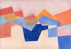 abstract watercolor selection