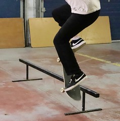 Skaters In Flight
