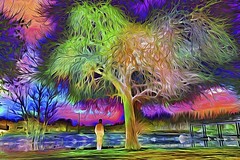 Digital Rainbow Impressionism