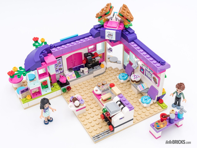 REVIEW LEGO Friends 2018 - LEGO 41336 Emma's Art Café 2