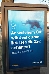 Werbung BVG Haltestellen  Plakate Berlin
