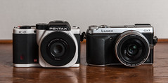 Pentax K-01 (2012) /  Lumix GX7 (2013)