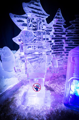 Ice sculptures festival