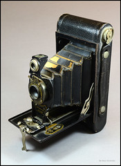 Kodak No.2 Folding Autographic Brownie on Display