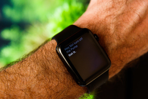 Apple Watch control of smart plugs for aquarium automation