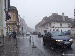 Румыния 2015 Снег в Брашове
