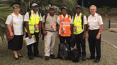 Emergency response following PNG earthquake