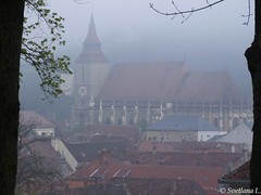 Румыния 2016 Туман в Брашове