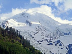 France, la ville de Chamonix le Mont Blanc