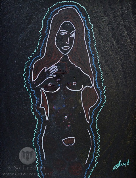 Nude as My Muse (original painting)
