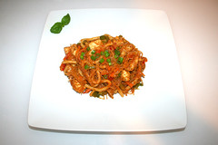 Tandoori glas noodles curry with chicken / Tandoori Glasnudel-Curry mit Hähnchen