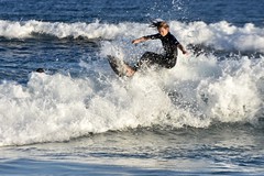 Surfing On Bondi Beach