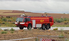 Vehículos de bomberos de aeropuertos y de bases aéreas de España. ARFF.