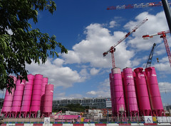 Pink construction
