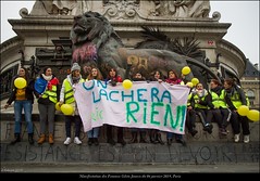 Paris, manifestation du 06 janvier 2019 des Femmes Gilets Jaunes