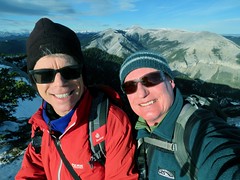 2019 January 1 New Years Day Winter summit hike of Prairie Mountain