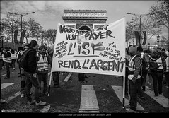 Paris, manifestation du 08 décembre 2018 des Gilets Jaunes Acte IV
