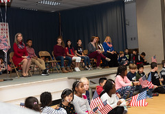 Veterans Day Program Gunston Elementary School with Jill