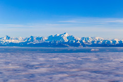 Mont Blanc from the Jura