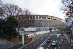 New National Stadium (Tokyo) CONSTRUCTION SITE 国立競技場　2019.01.26