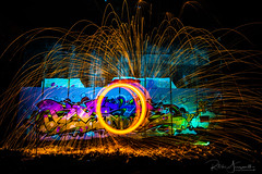 Wire wool spinning