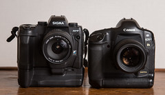 Sigma SD-9 (2002) / Canon EOS-1Ds  (2002)
