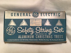 GE Aluminum Christmas Tree Light Set