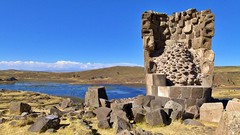Peru Grabtürme von Sillustani