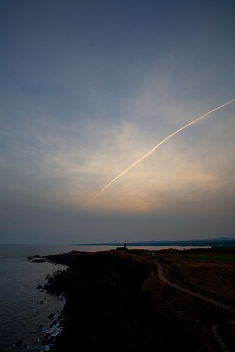 sunset landscape korea jeju