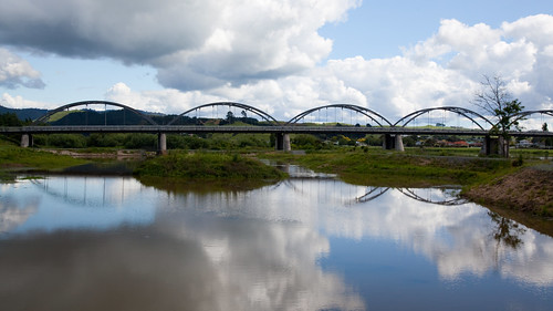 road bridge newzealand sky cloud water river bluesky waikato huntly nzl waikatoriver tainuibridge