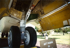 B-47 forward main gear, Castle Air Museum