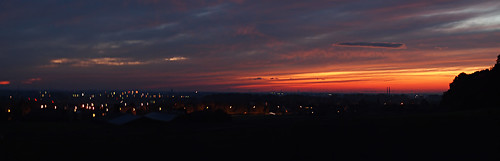 sunset sky panorama night pen 50mm lights sonnenuntergang nacht himmel olympus mc om 18 zuiko lichter ratheim hückelhoven epl1