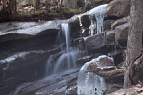 ice nature water waterfall nikon rocks d70 pinhole homemade flowing digitalpinhole mossrockpreserve