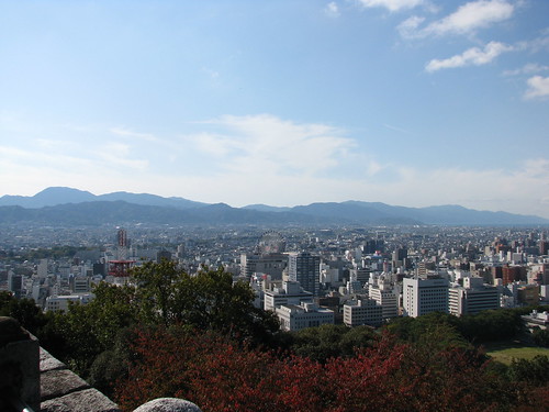 panorama castle japan view 日本 château vue japon matsuyama 松山 松山城