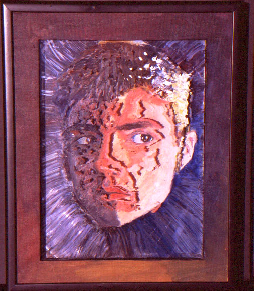 Layered Plexi Self portrait