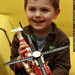 sequoia with his lego city fire helicopter