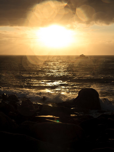 ocean sunset france coast brittany kafka michaelkafka