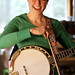 rachel goes all "jimmy page" on her banjo