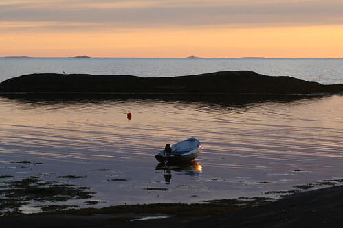 ocean light sunset sea summer norway boat idyllic skagen nordland meløy britamora