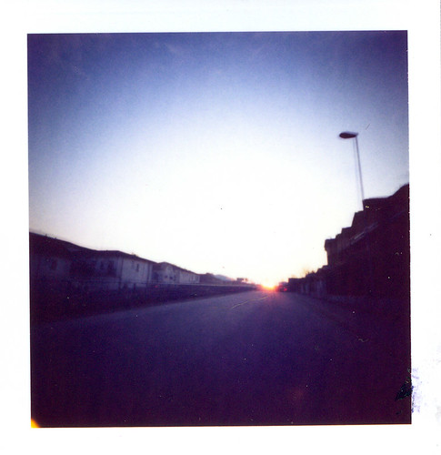 longexposure sunset film polaroid pinhole sunsetboulevard expiredfilm type80 olive80