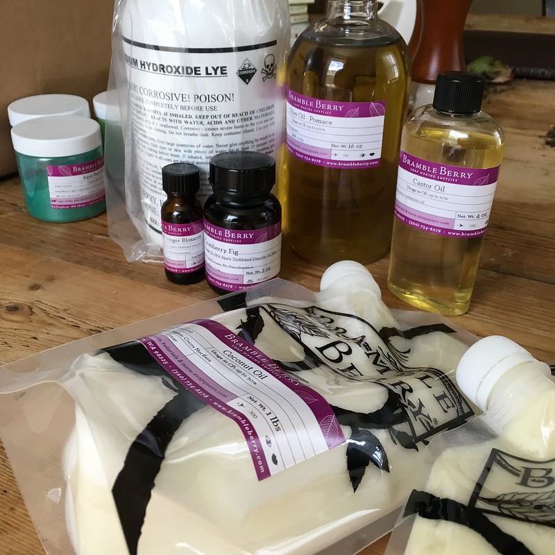 Cold process soap making kit