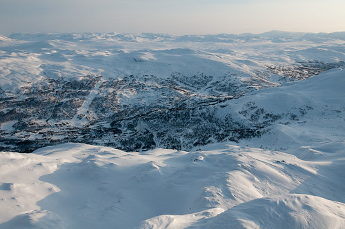 winter mountain snow norway view summit alpineskiing vang oppland
