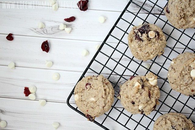 These cranberry white chocolate chip lactation cookies work miracles! They are delicious, and the oatmeal combined with the dried cranberries and white chocolate chips is amazing! Plus the special ingredients really help boost your milk supply! 