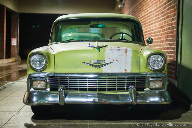 1956 Chevy Bel Air front straight on